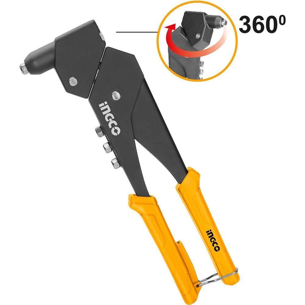 Ingco SHHR106 360° Swivel Head Hand Riveter 10.5 Ingco SHHR106 360° Swivel Head Hand Riveter 10.5